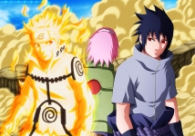 Naruto, Sasuke e Sakura